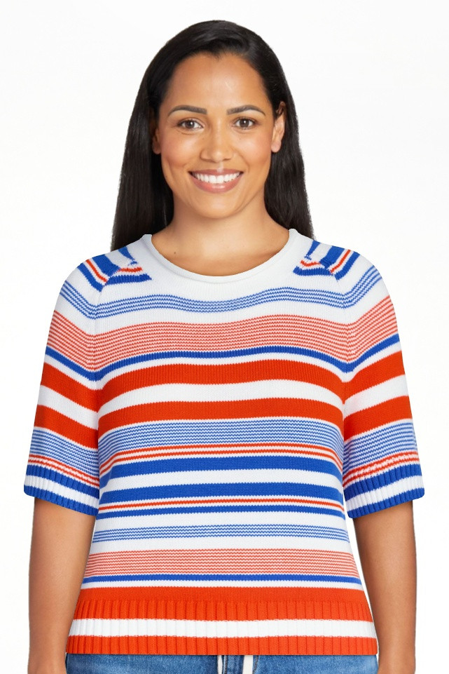 Free Assembly Women's and Women's Plus Roll Neck Cotton Sweater with Short Sleeves, Sizes XS-4X | Walmart (US)