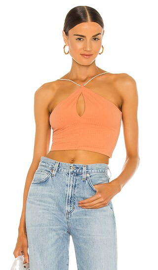 Maegan Top in Ginger | Revolve Clothing (Global)