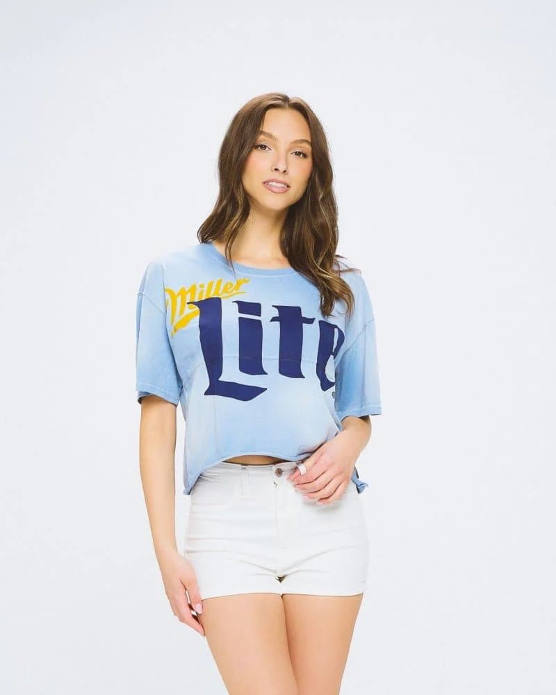 Miller Lite® Cropped Short Sleeve Spirit Jersey® | Spirit Jersey