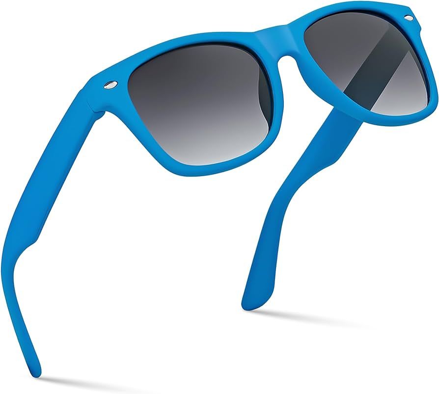 Amazon.com: Retro Rewind Kids Sunglasses for Boys Girls Age 3-12 - Shatterproof Rubberized Frame ... | Amazon (US)