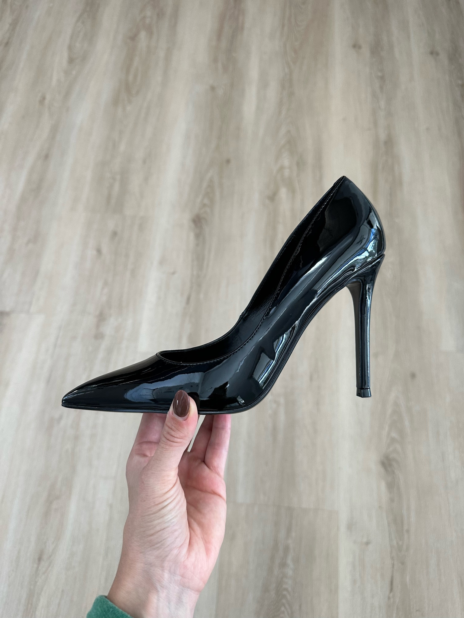 Steve Madden Evelyn Black Patent Leather Heels

#LTKstyletip #LTKshoecrush