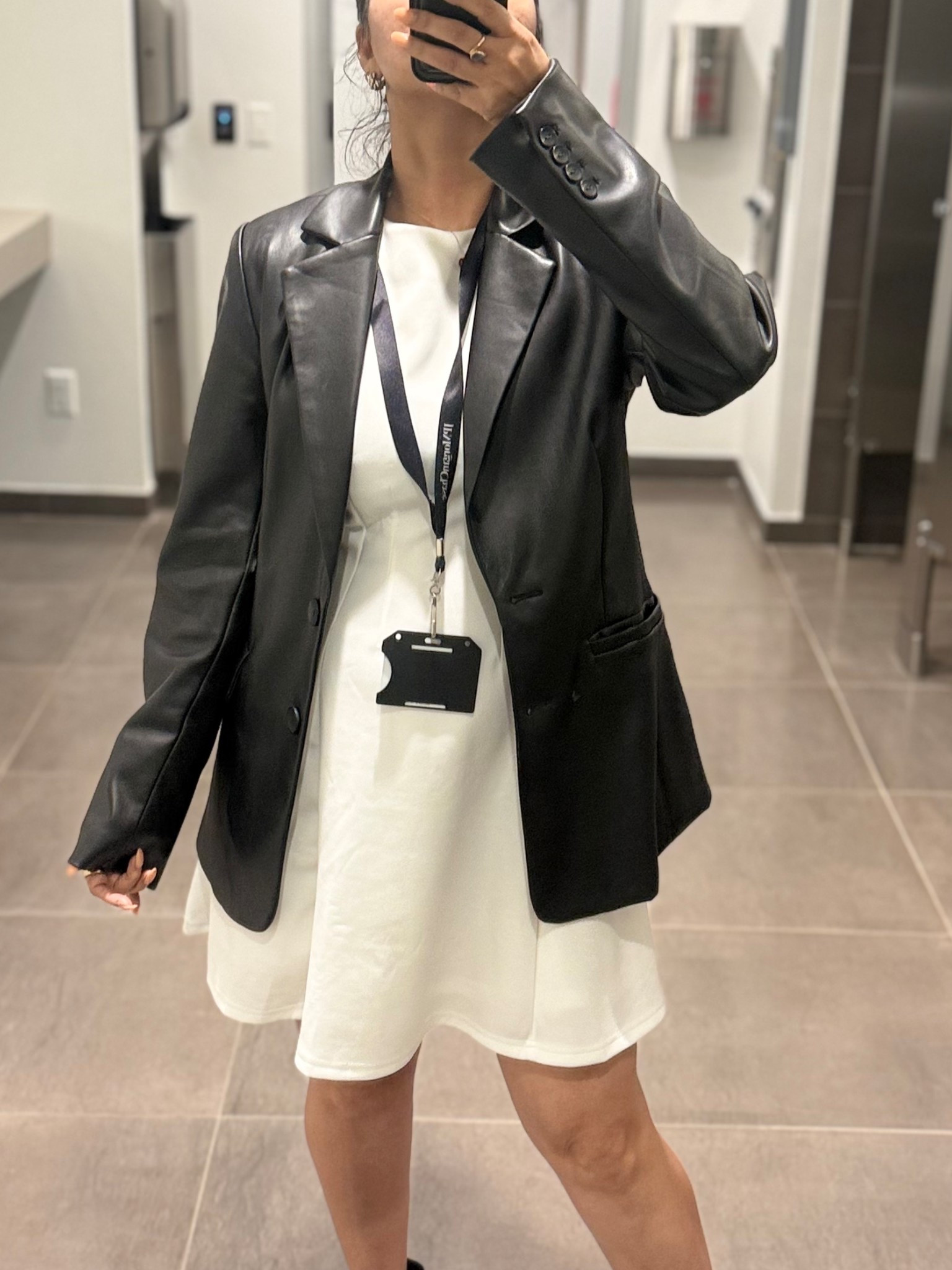 Leather black blazee

#LTKMothersDay #LTKWorkwear #LTKgrwm