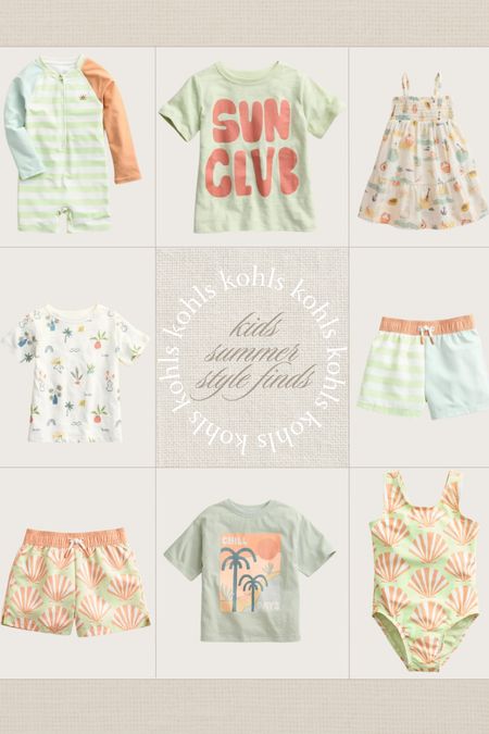 The cutest summer finds for kids! From baby to toddler they have so many sibling matching outfits for girls and boys 🐚 
Just ordered the shell swimsuits for my kids! 

#swimsuits #kids
#baby #babygirl #babyboy #toddlergirl #toddlerboy #summeroutfits for kids #kohls #kohlsfinds #siblingmatching #twins #brothersister

#LTKFamily #LTKFindsUnder50 #LTKBaby
