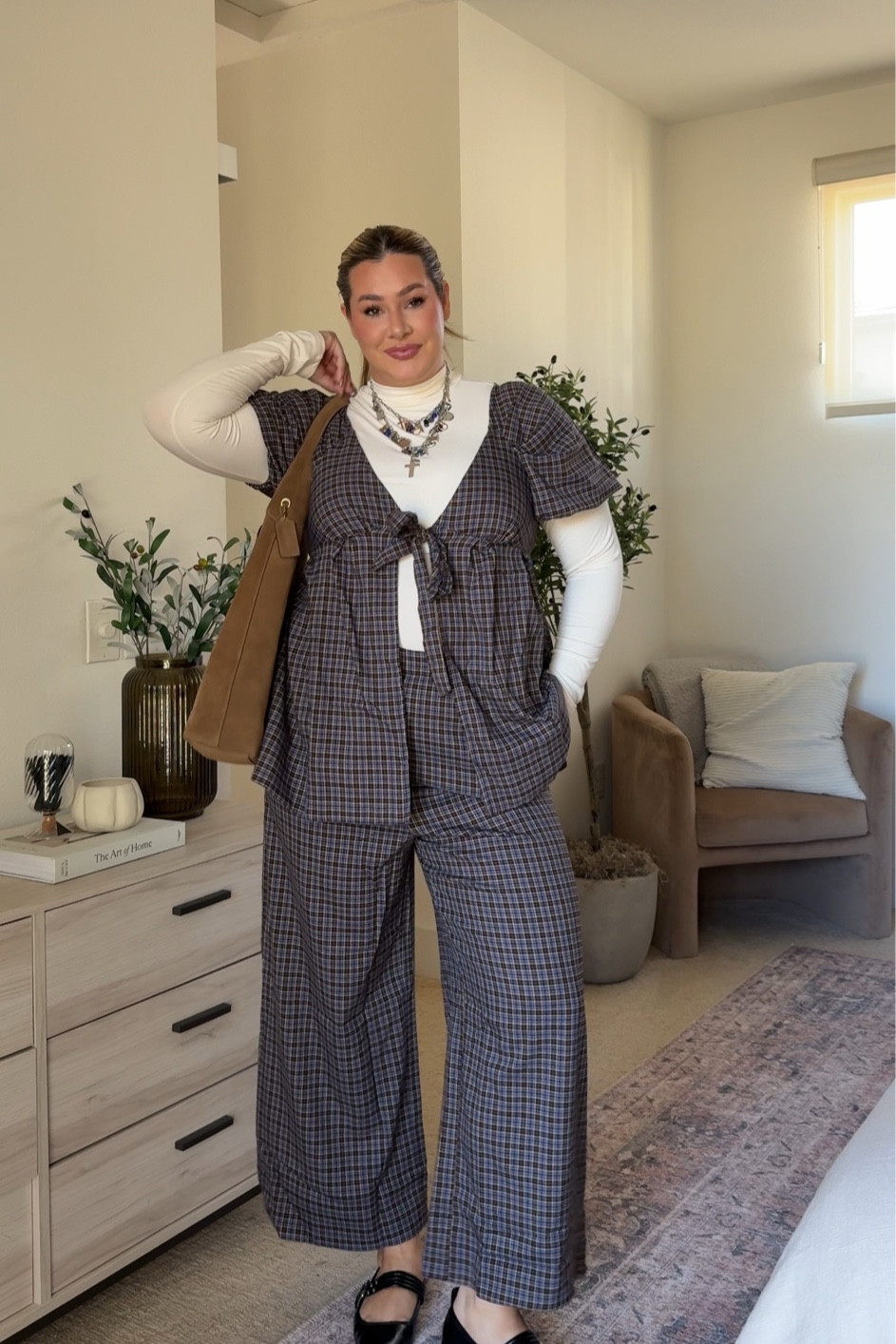 this set is sooo cute!! wearing an xl in it 🩶

#LTKStyleTip #LTKSeasonal #LTKMidsize