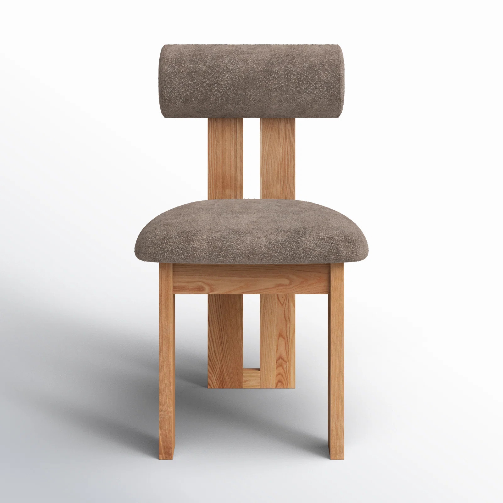 Dellar Boucle Upholstered Back Dining Chair | AllModern