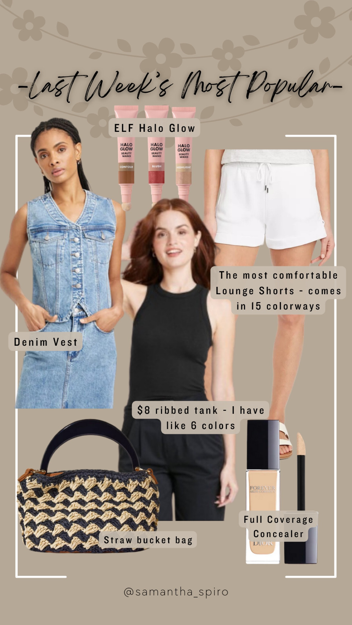 Last weeks most popular - some on sale. I have a small in the shorts and tank. And an extra small in the vest  

#LTKSaleAlert #LTKFindsUnder50