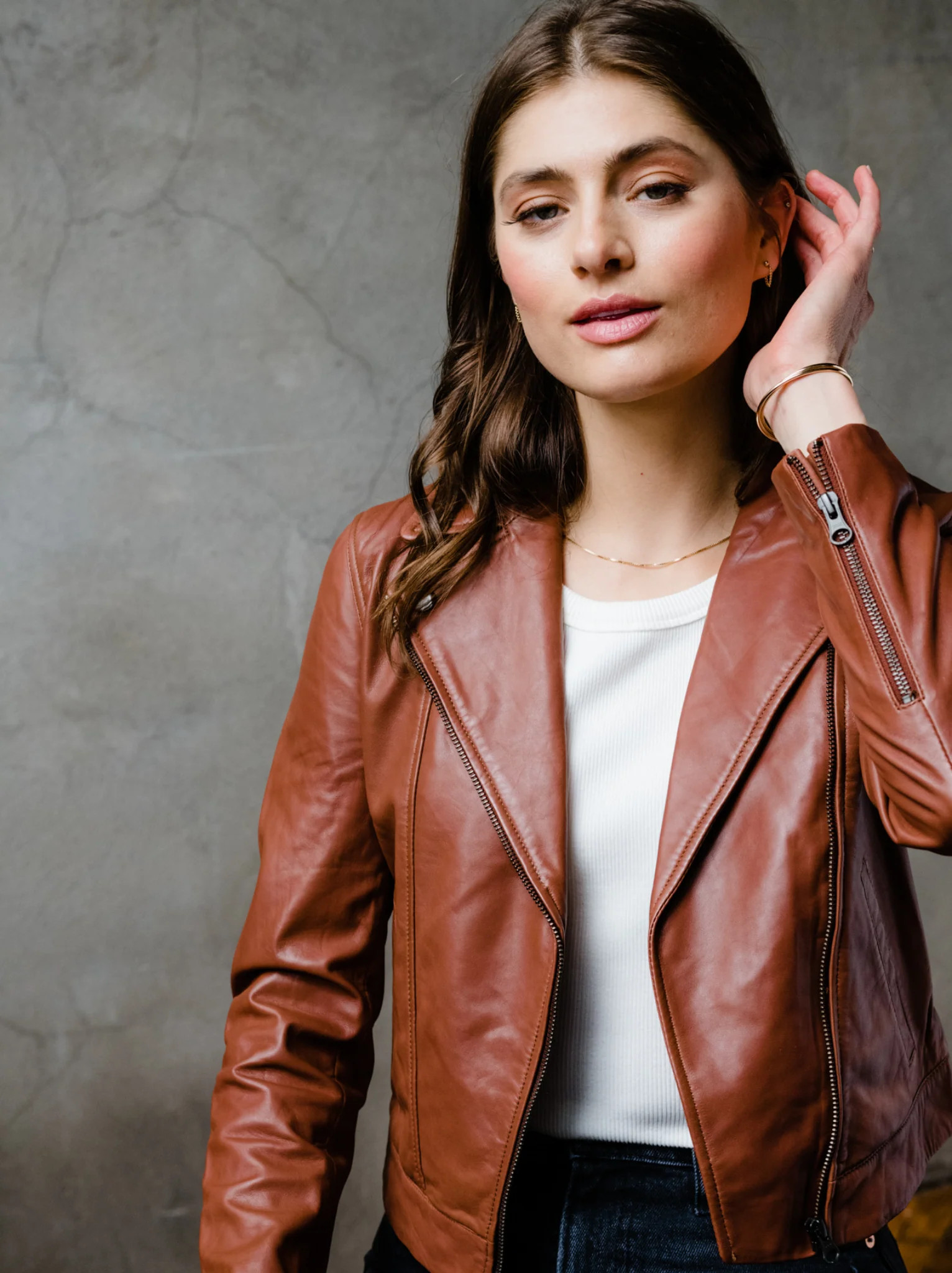 Maha Leather Jacket | ABLE Clothing