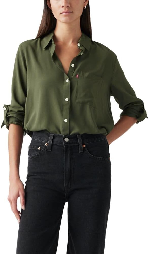 Levi's Women's Darlene Utility Shirt | Amazon (US)
