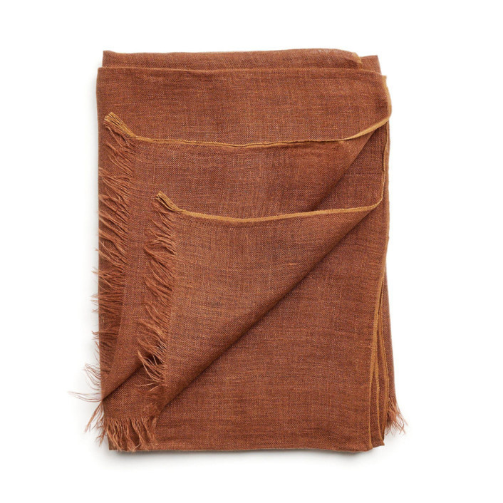 Coco Handloom Linen Scarf Pashminas | Minted
