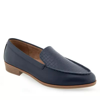 AEROSOLES Women's Edna Loafers, Navy Blue, 9.5M | Belk