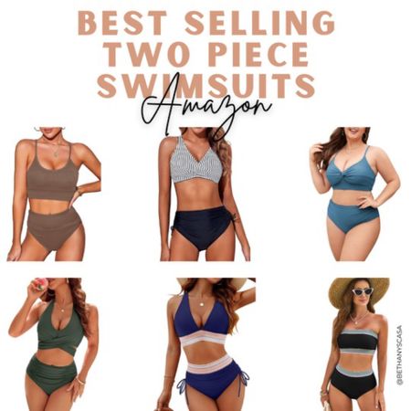 Amazon Bestseller Two-Piece Swimsuits. 

#LTKstyletip #LTKswim #LTKsalealert