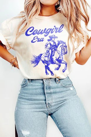 Cowgirl Era Graphic Tee Small | Ruthie Grace