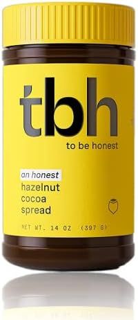 TBH Hazelnut Chocolate Spread, Low Sugar, Palm Oil Free, High Protein, Creamy Chocolate Spread | 14  | Amazon (US)