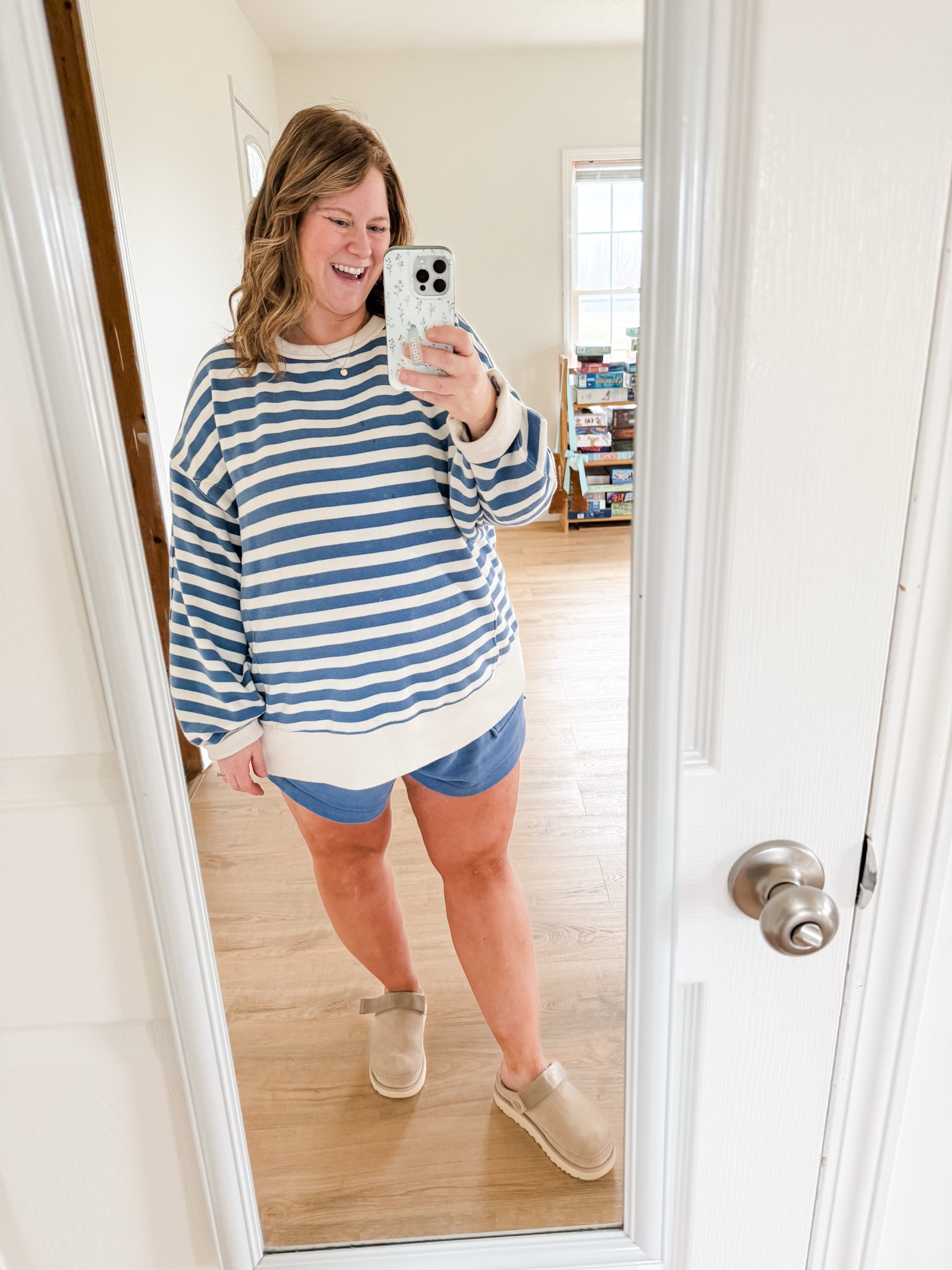 Wearing a large in my top and an XL in my shorts 

#LTKSaleAlert #LTKBump #LTKMidsize