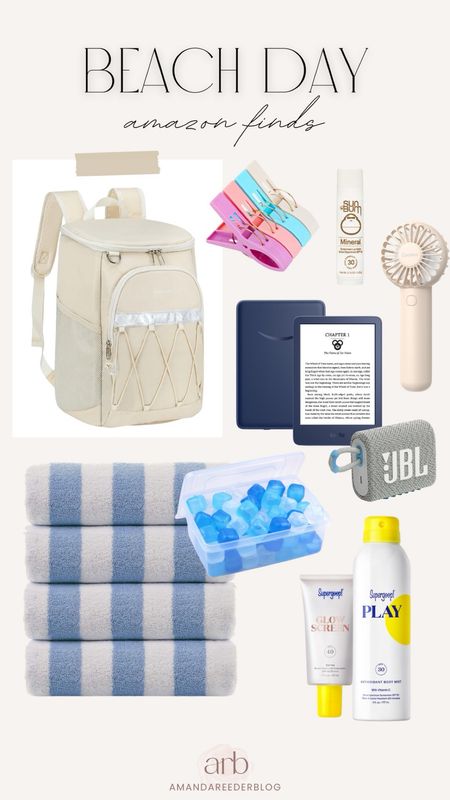 Beach day essentials, Amazon finds ☀️

Cooler backpack, beach hacks, vacation must haves, outdoor essentials

#LTKfamily #LTKswim #LTKtravel