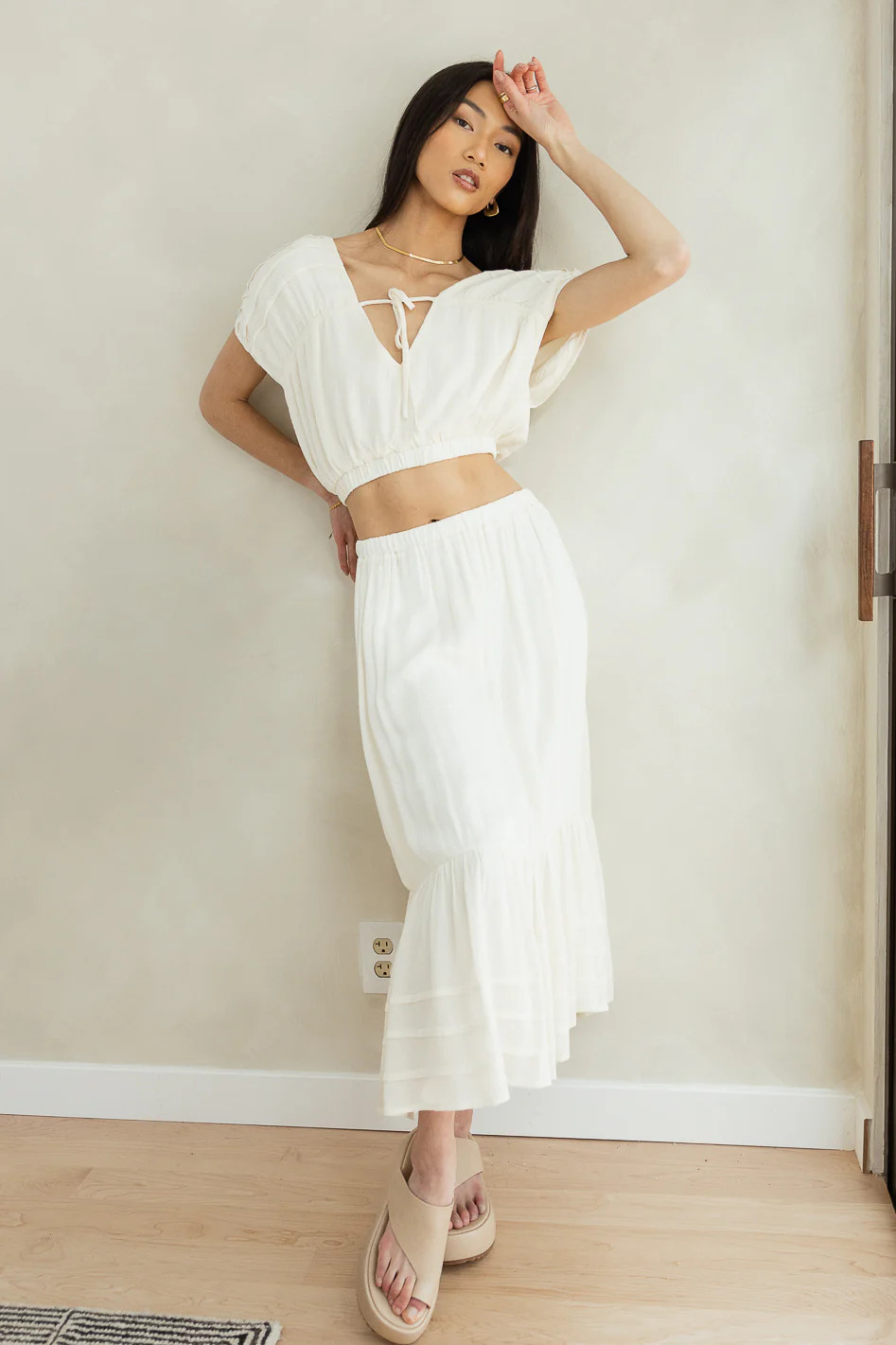 Korynne Skirt in Cream - FINAL SALE | Böhme US