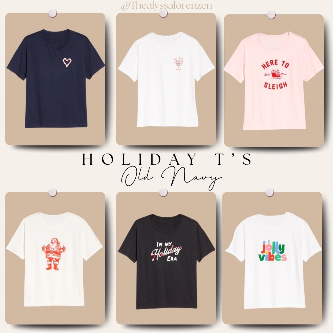 It’s never too early to start thinking about your holiday getup! I love a fun graphic tee with a little holiday spirit. Paired with a pair of jeans perfect to go to your kids school party and look festive, but not overdo it.