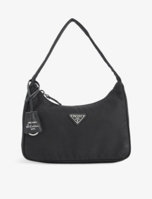Pre-Loved Prada Mini Tessuto 2000 Nylon Shoulder Bag | Selfridges