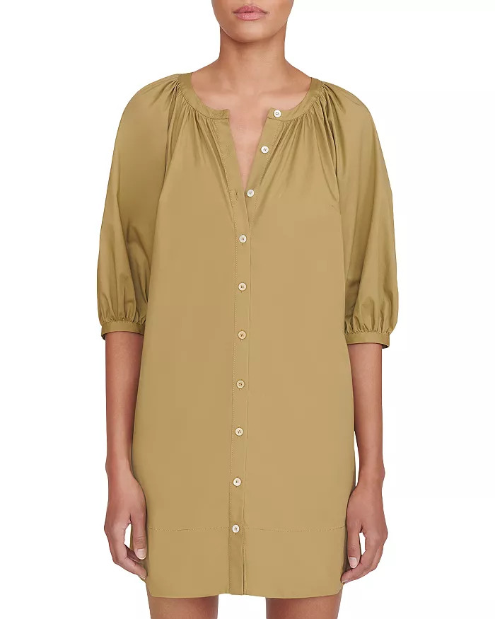 Vincent Button Front Mini Dress | Bloomingdale's (US)