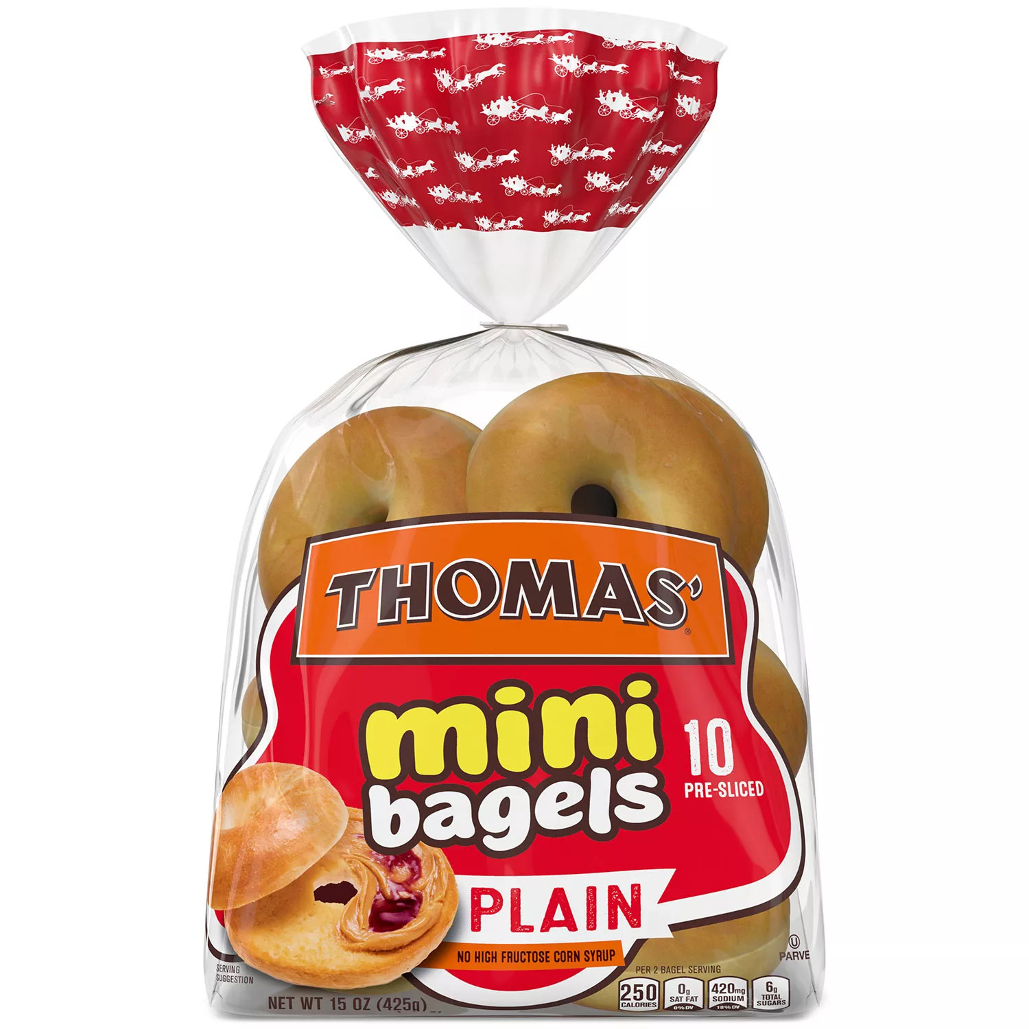 Thomas Mini Plain Bagels (1.5 oz., 10 pk.) | Sam's Club