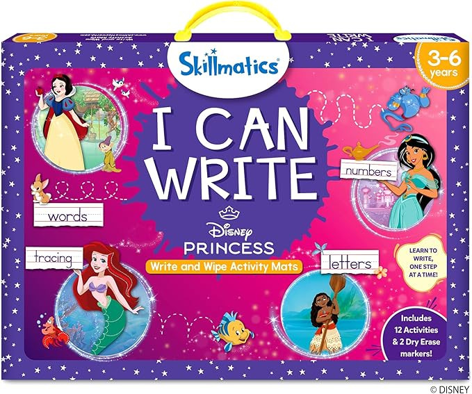 Skillmatics I Can Write Disney Princess - Reusable Preschool Learning Activities, Educational, Ch... | Amazon (US)