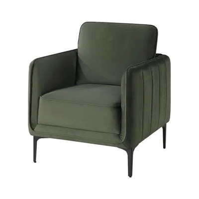 Elegant Upholstered Accent Chair with Metal Legs | Wayfair North America