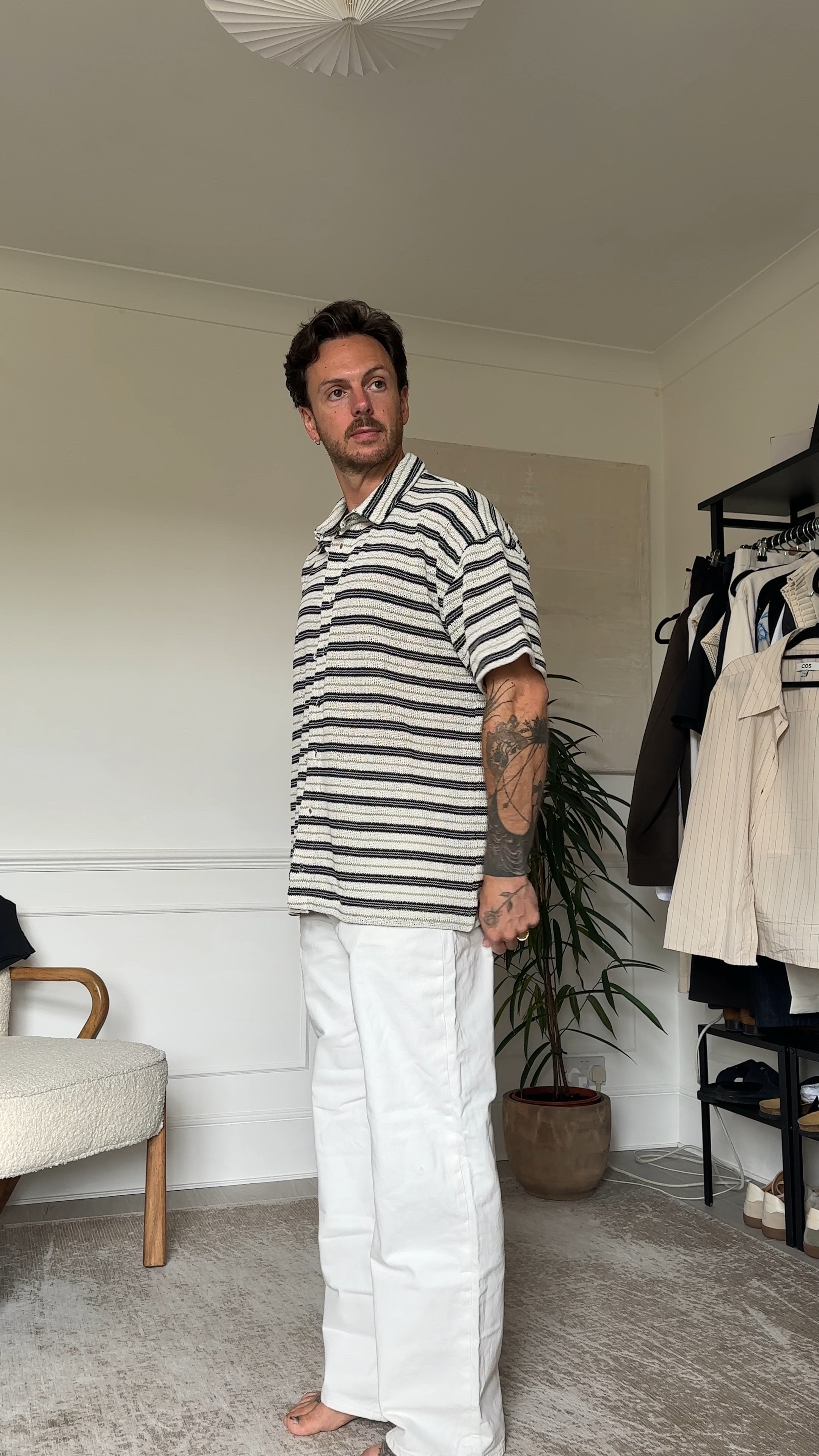 Streetwear style fashion men baggy relaxed wide leg crochet shirt summer styling

#LTKuk #LTKsummer #LTKeurope