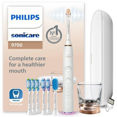 Philips Sonicare DiamondClean Smart 9700 Electric Toothbrush - Rose Gold | Target