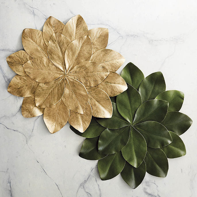 Magnolia Leaf Placemats, Set of Four | Frontgate | Frontgate