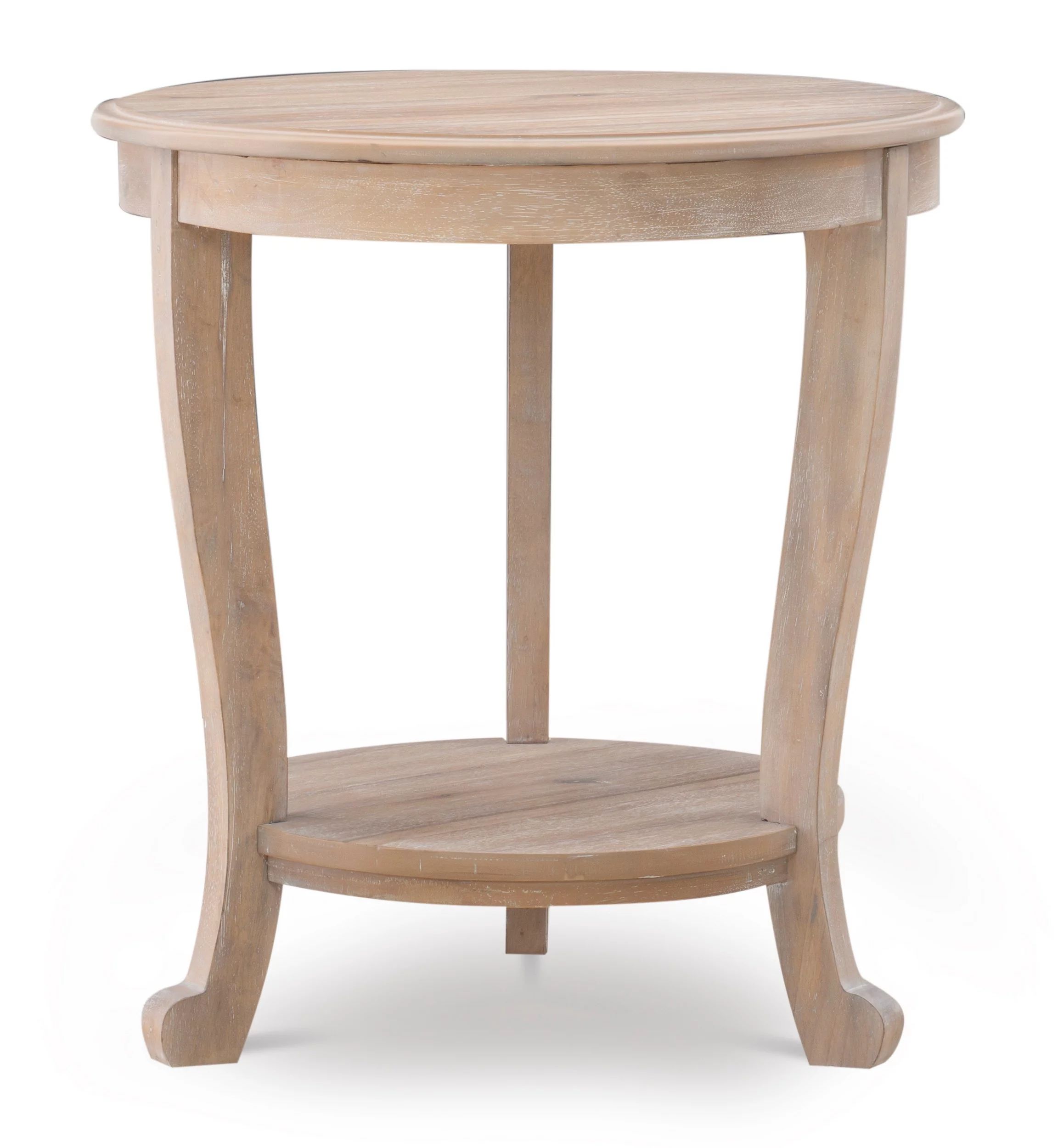 Powell Aubert Round Accent Side Table, Natural | Walmart (US)