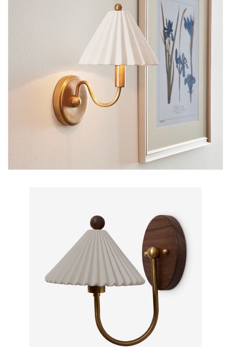 Two of the cutest sconces with ceramic shades! 

#LTKhome #LTKFind