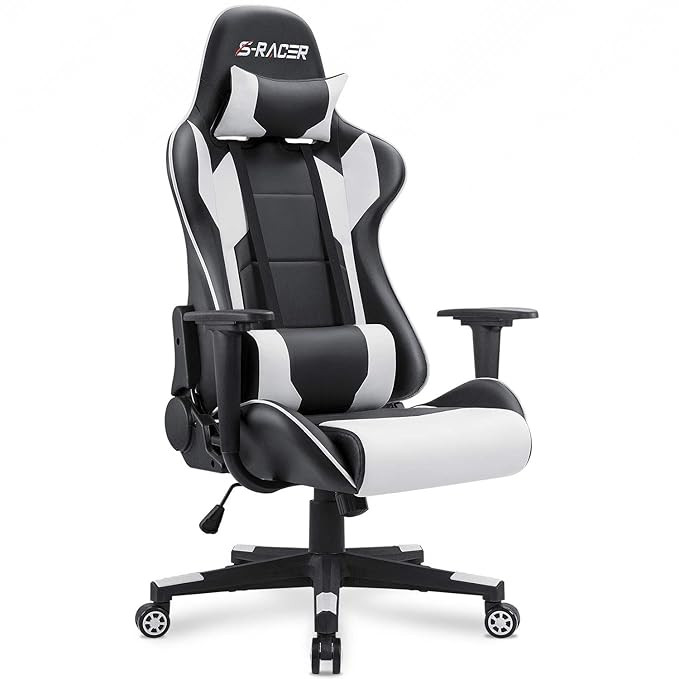 Homall Gaming Chair Office Chair High Back Computer Chair PU Leather Desk Chair PC Racing Executi... | Amazon (US)