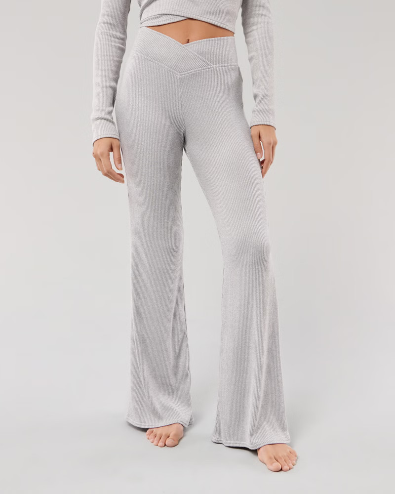 Gilly Hicks High-Rise Wrap Flare Pants | Hollister (US)