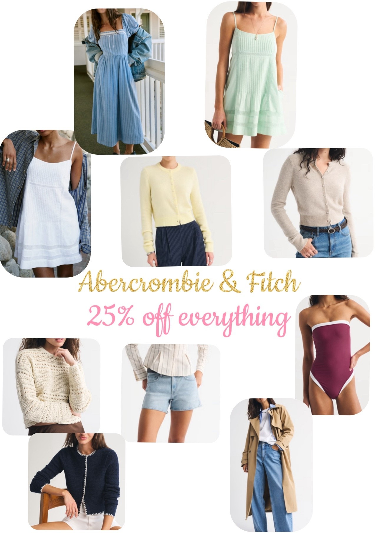 Abercrombies and Fitch LTK Spring Sale is here! Get all your favorites and new arrivals on sale this weekend! I always love the midi dresses!! 

#LTKSeasonal #LTKSaleAlert #LTKSpringSale