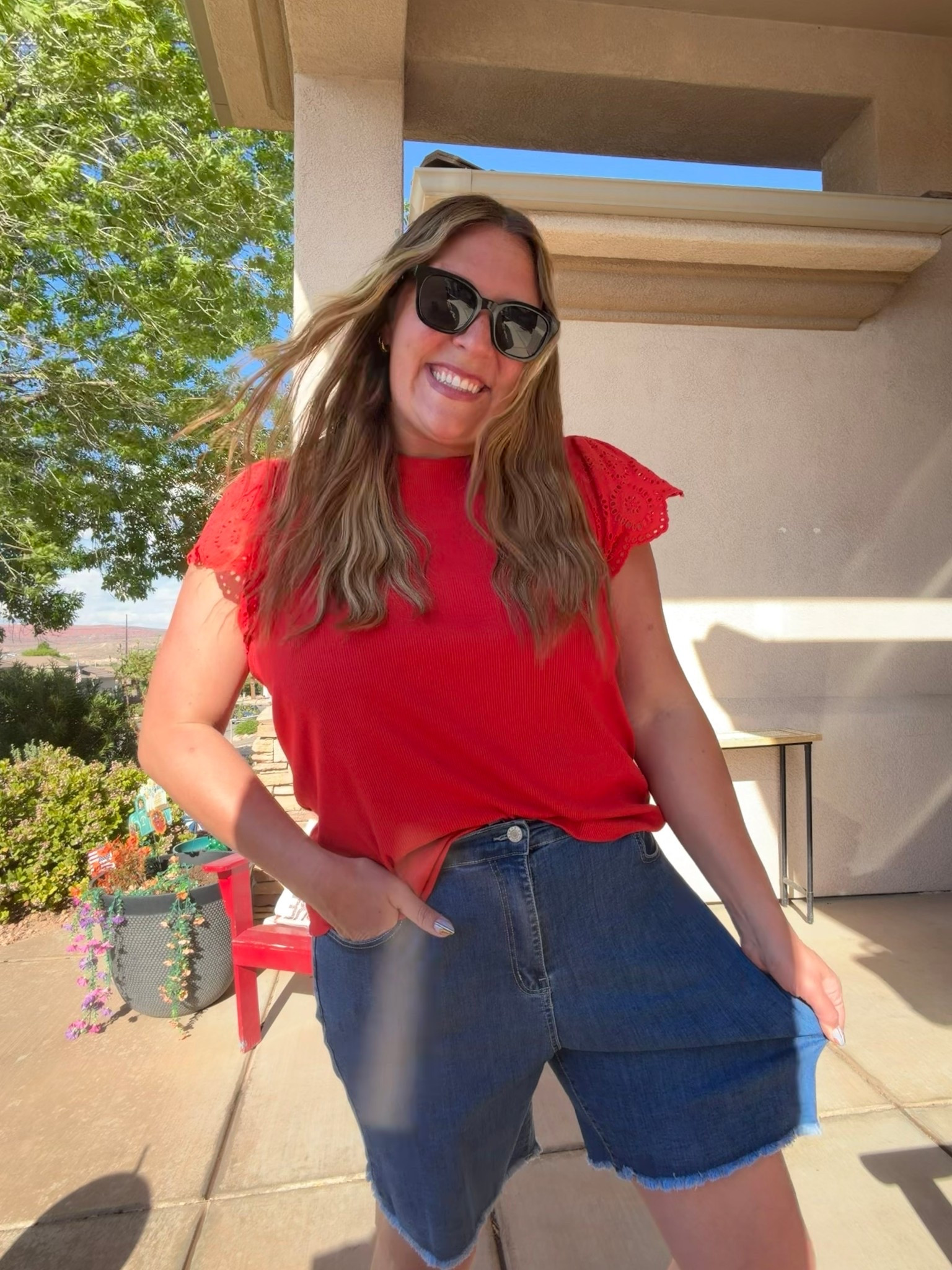stretchier denim shorts on amazon 