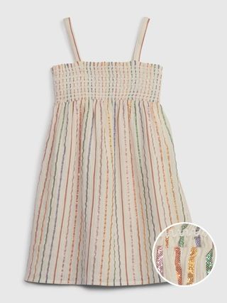 Toddler Shiny Smocked Dress | Gap (CA)