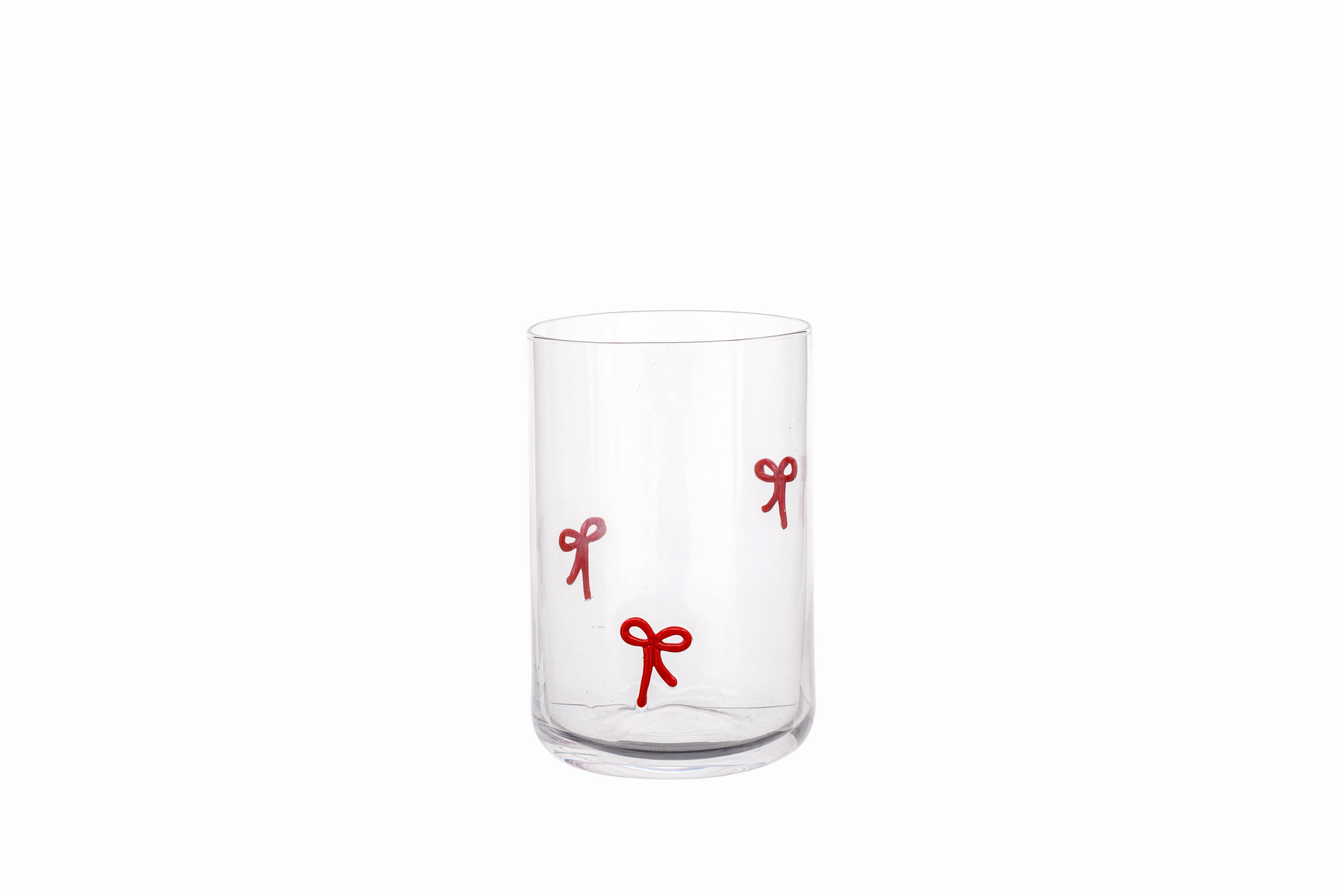 Holiday Time Bows Charm 16oz Drinking Glass 2 Pack | Walmart (US)