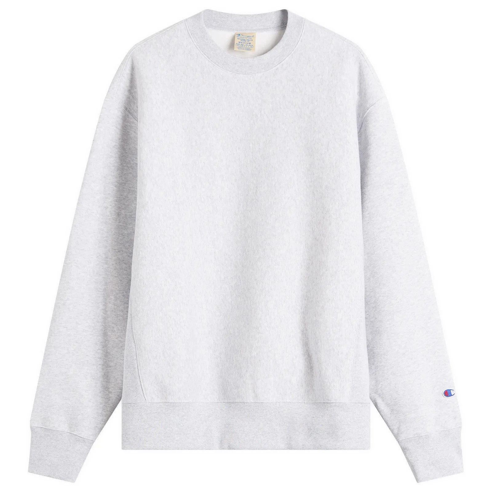 Champion Men's Classic Crew Sweatshirt in Grey Marl, Size X-Large | END. Clothing