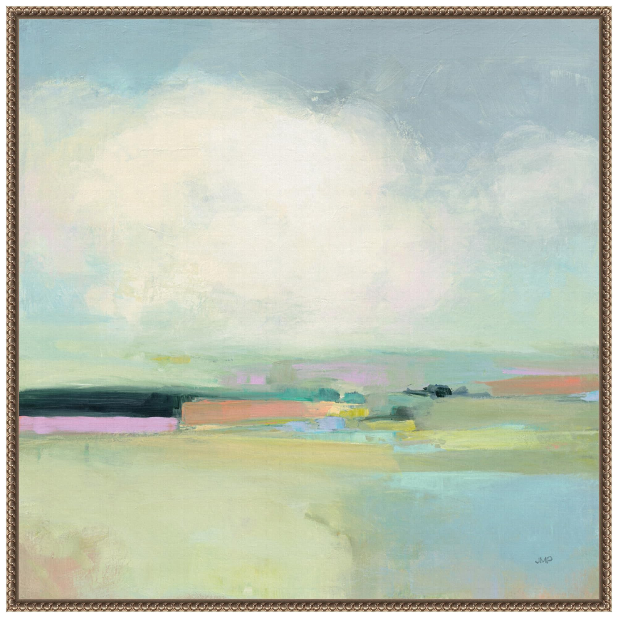 Amanti Art Framed Canvas Wall Art 30x30 Colorful Landscape by Julia Purinton, Framed Wall Art Can... | Amazon (US)