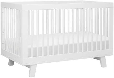 Babyletto Hudson 3-in-1 Convertible Crib with Toddler Bed Conversion Kit, White | Amazon (US)