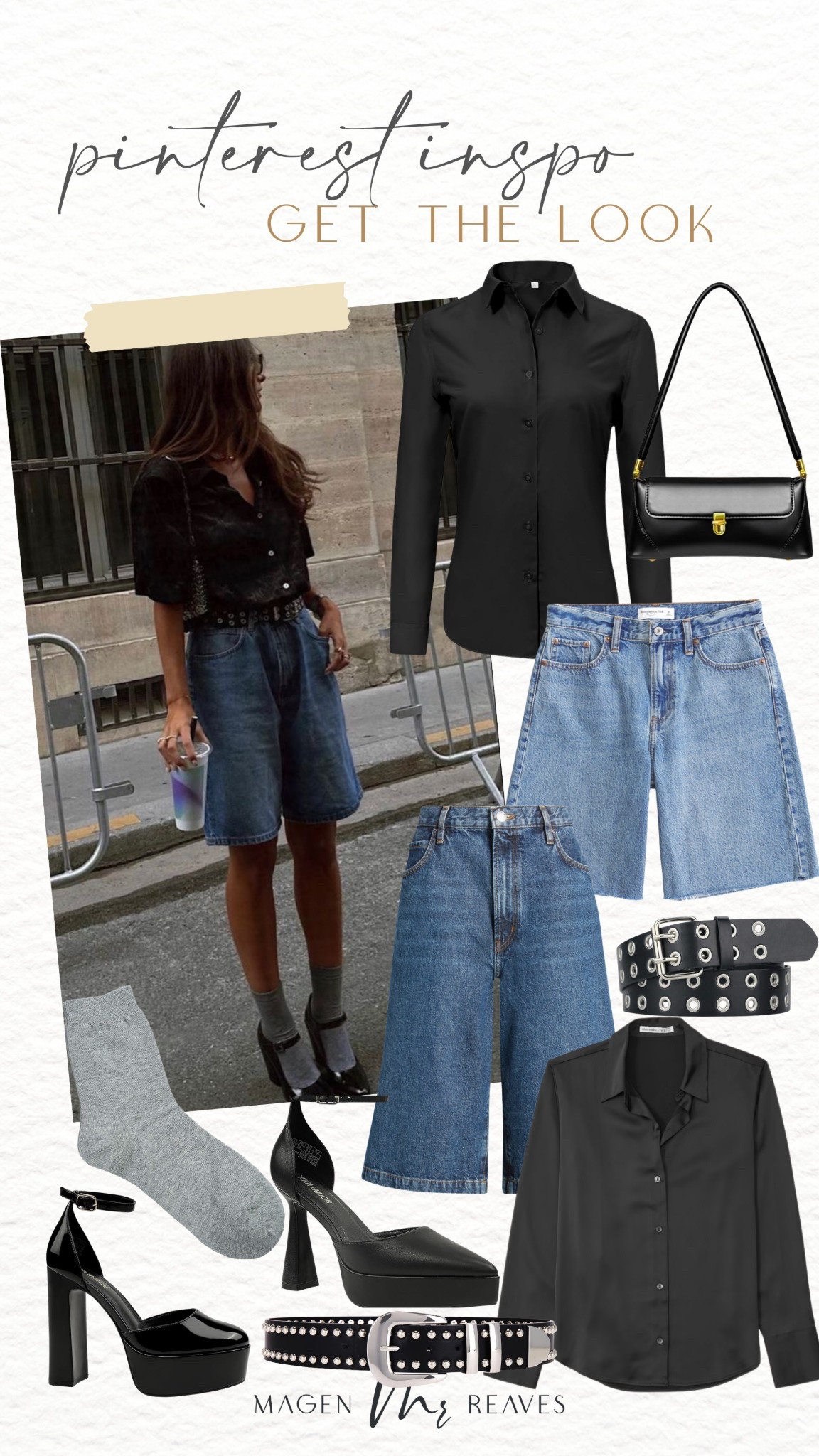 Pinterest - Outfit Idea - Spring Outfit - Styling Denim Shorts  

#LTKSeasonal #LTKStyleTip