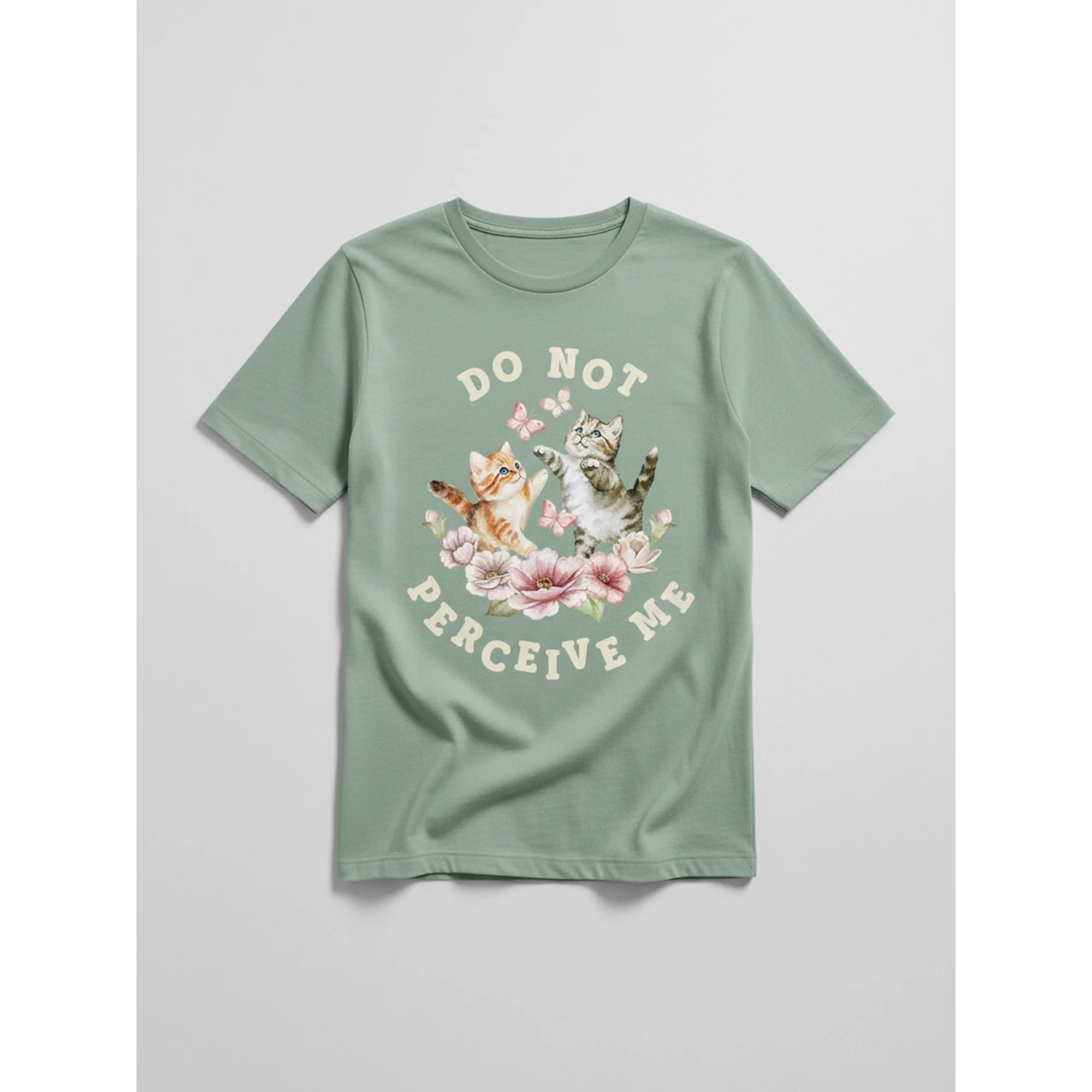 Do Not Perceive Me Women’s Graphic Tee with Short Sleeves, Sizes XXS-XXL | Walmart (US)
