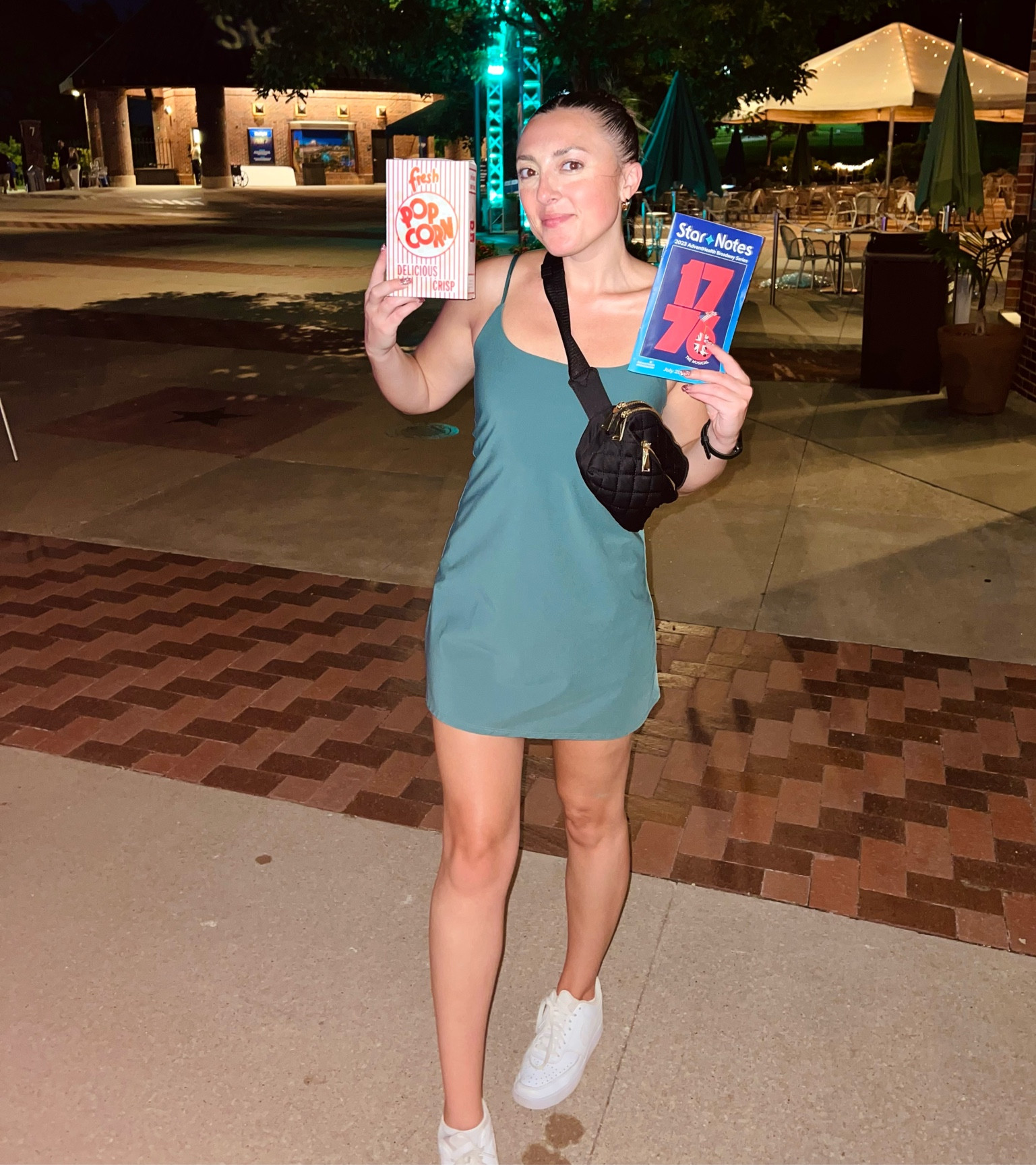 My go to outfit for a hot a sweaty summer night! The Abercrombie travelers dress is so cute, light, and flattering. 

Also tagging my crossbody and sneakers.

#LTKFind #LTKunder100 #LTKFitness