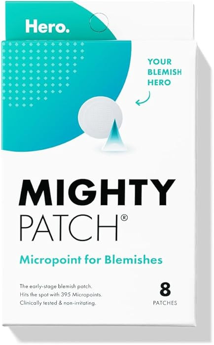Mighty Patch Micropoint Large Hydrocolloid Pimple Patches for Face Blemishes from Hero Cosmetics,... | Amazon (US)