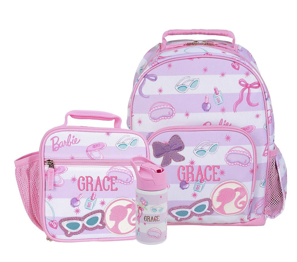 Barbie™ Stripe Mackenzie Backpack Bundle, Set of 3 | Pottery Barn Kids