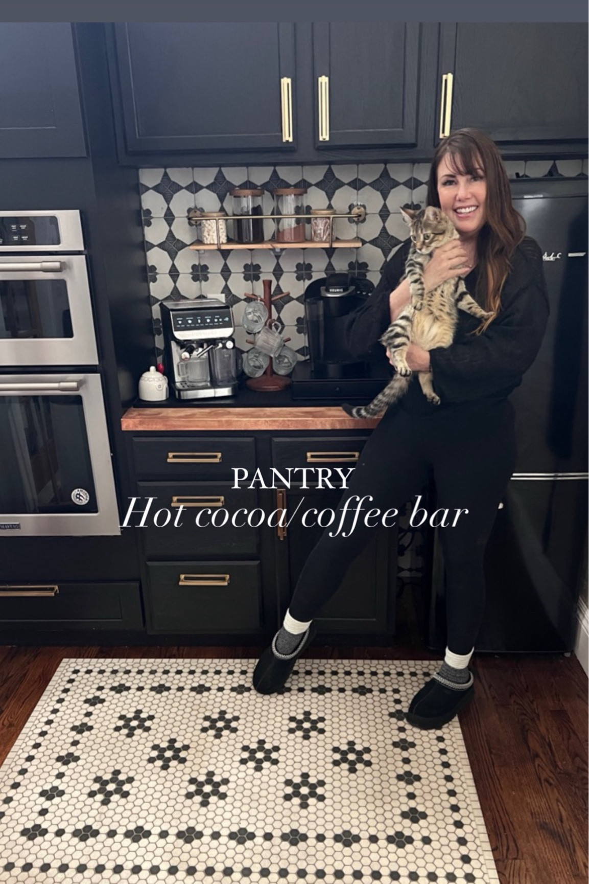 Hot cocoa/coffee bar! 