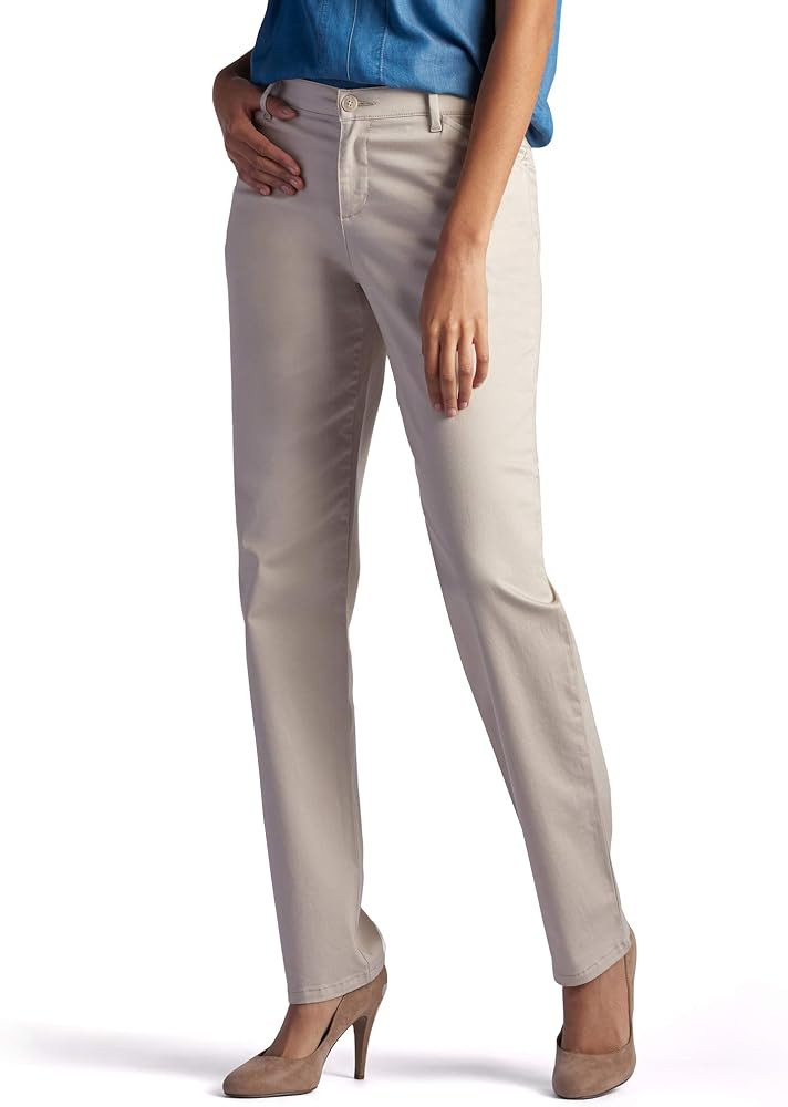 Lee Women's Relaxed Fit All Day Straight Leg Pant | Amazon (US)