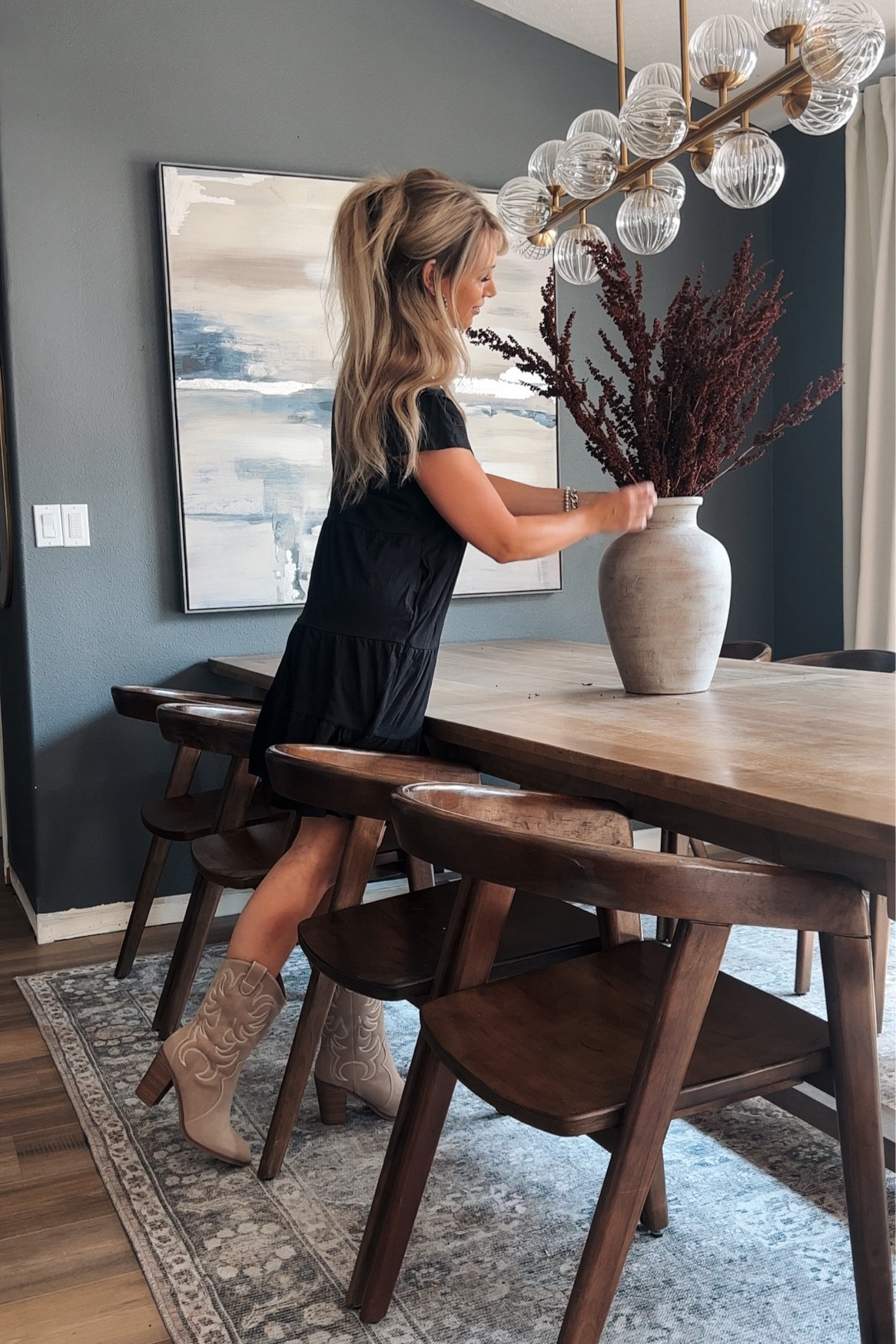 Linked my outfit from
#WalmartFashion here! | couldn't find the chunky silver necklace but linked up another great option that love! That necklace would go perfectly with my earrings! Boots run TTS. I'm 5'5" 130lbs. I wore an XS in the dress because it is a little more flowy. Throw on a straw hat and you could wear this to the fair! So many ways to wear this dress and these boots! I've linked up more accessories and boots too!
#WalmartPartner @walmartfashion

#LTKFind #LTKSeasonal #LTKstyletip