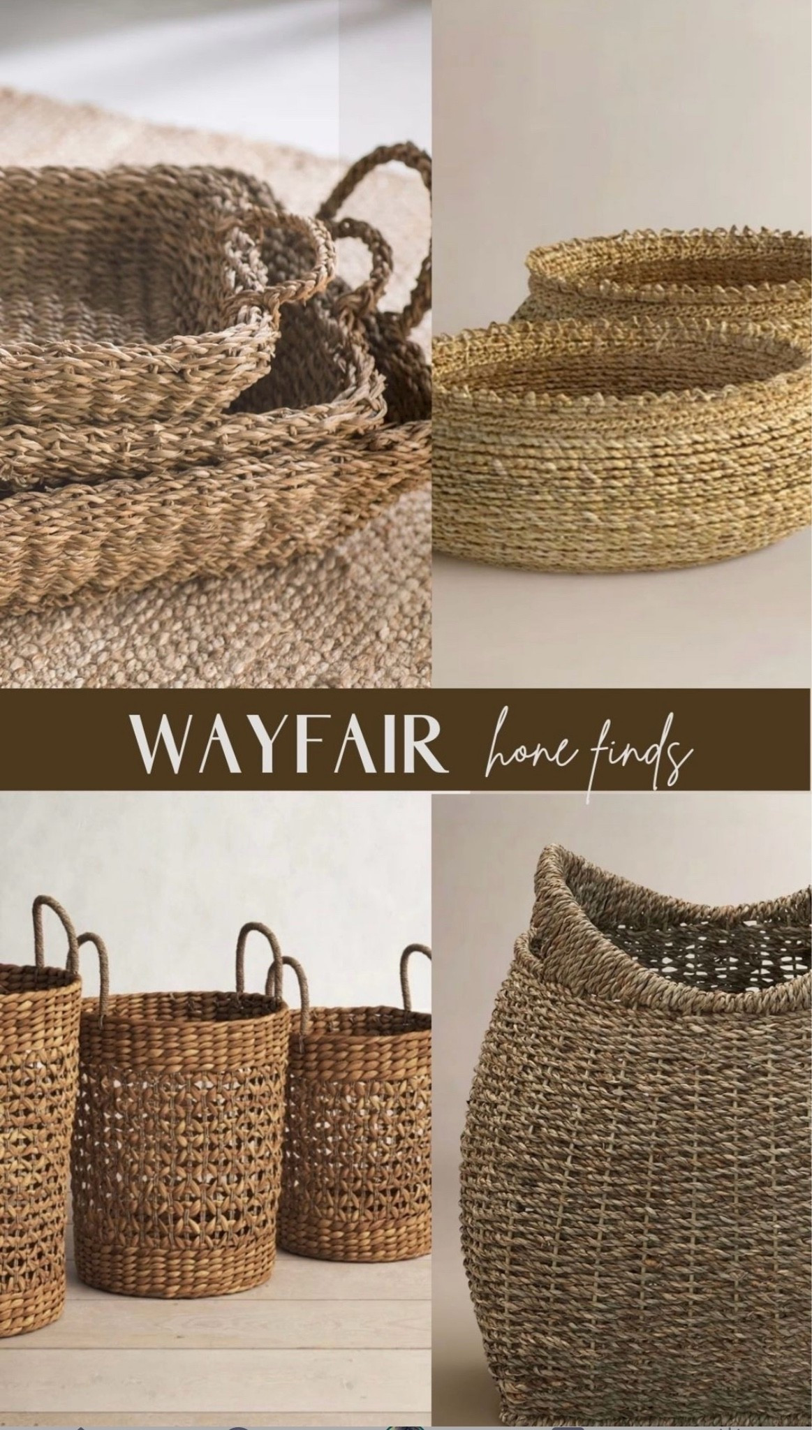 Wayfair’s- best in baskets 🤎

#LTKHome #LTKSaleAlert