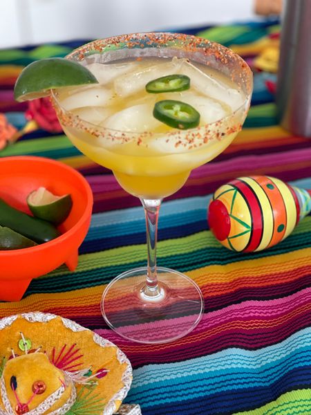 Celebrating cinco de mayo early with a Spicy Mango Margarita  

#LTKhome #LTKparties